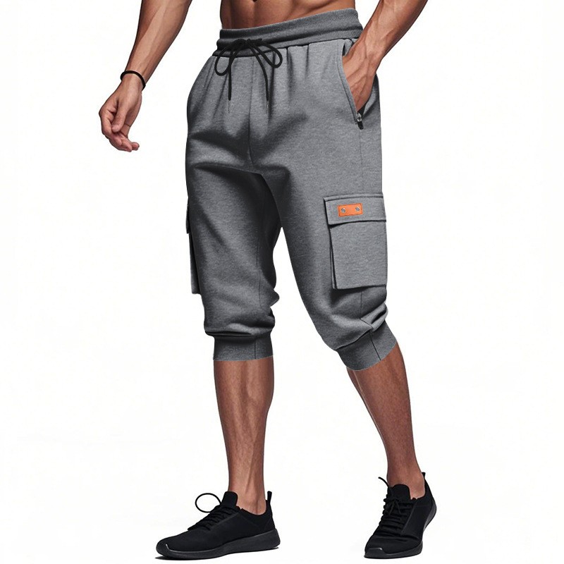 Summer Minimalist American Hip Hop 7/8 Casual Pants