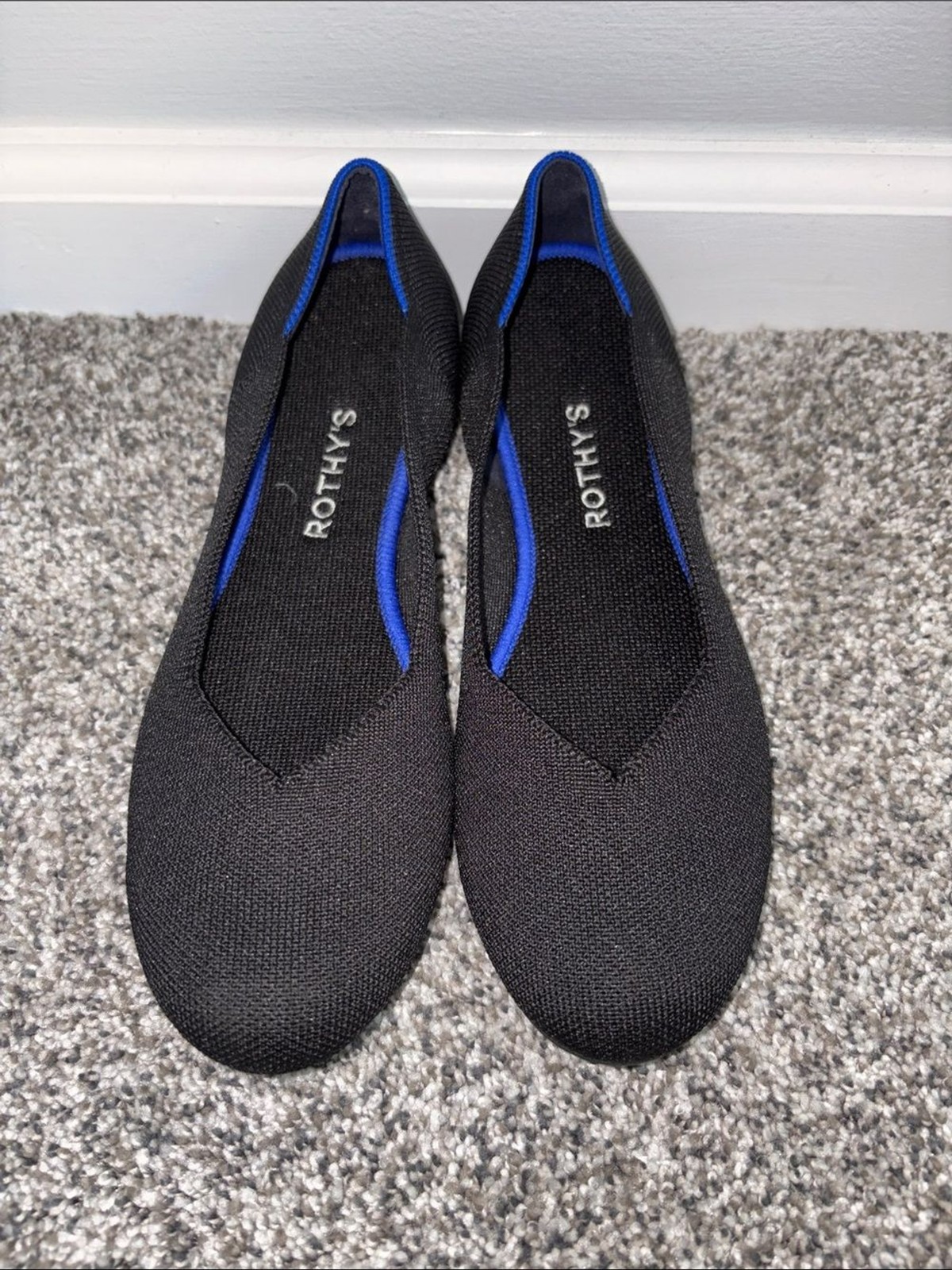 Rothy’s The Flat in Black Knit