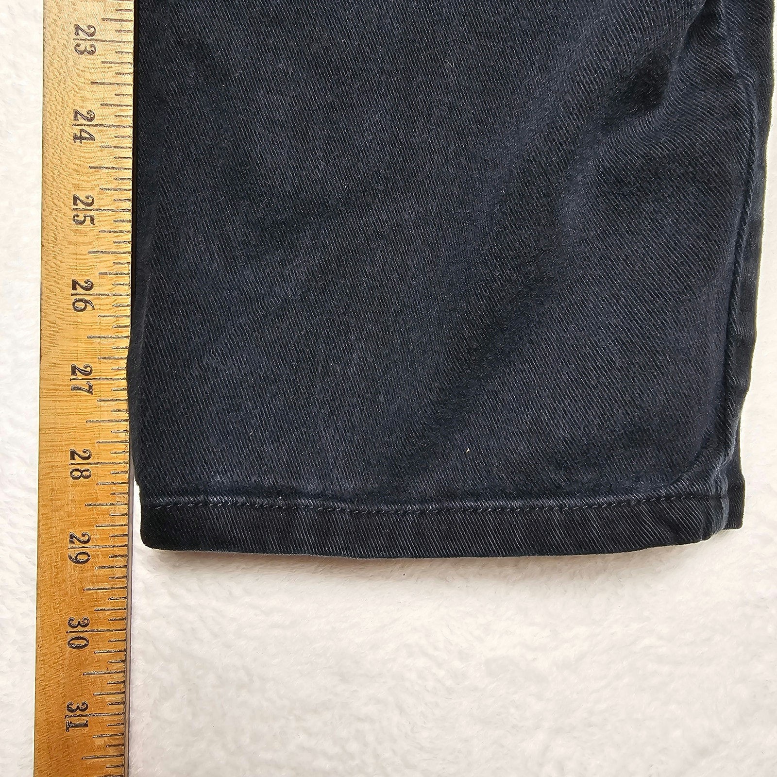 Gloria Vanderbilt Amanda Jeans Size 16 Black Classic High Rise Stretch AS SHOWN
