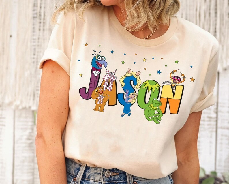 Muppets Show Shirt | Personalized Kermit Gonzo Animal Beaker T-Shirt