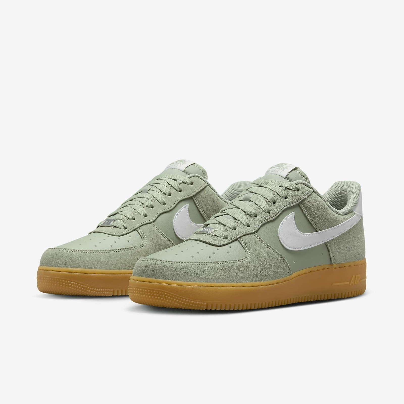 Nike Air Force 1 ’07 LV8 Men’s Shoes (FQ8714-300, Jade Horizon/Gum Light Brown/)