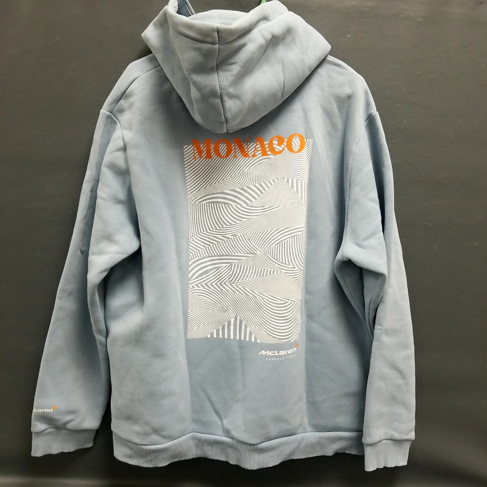 McLaren Monaco F1 Formula One Racing Blue Hoodie Sweatshirt Men’s 3XL