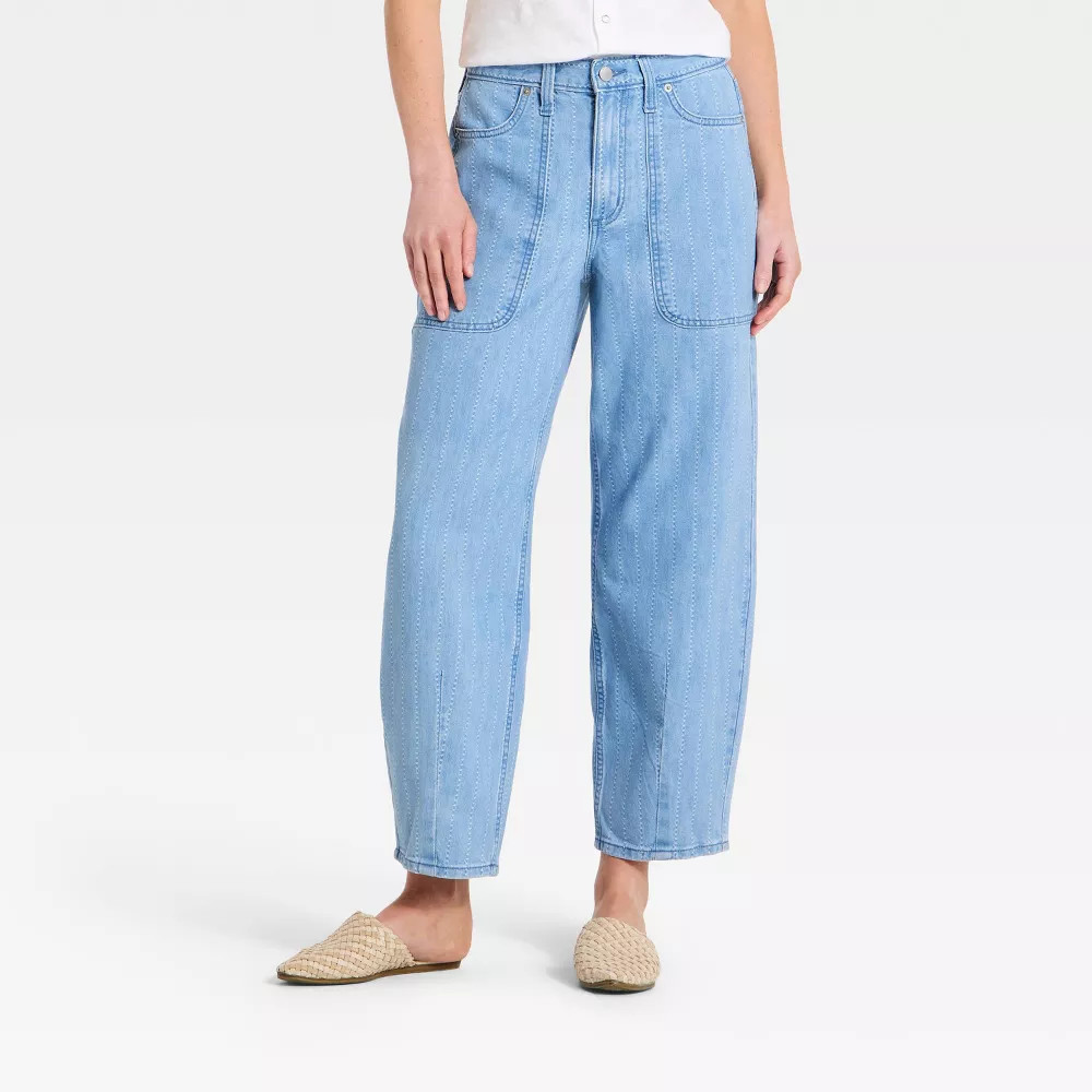 Women High-Rise Easy Barrel Leg Jeans – Universal