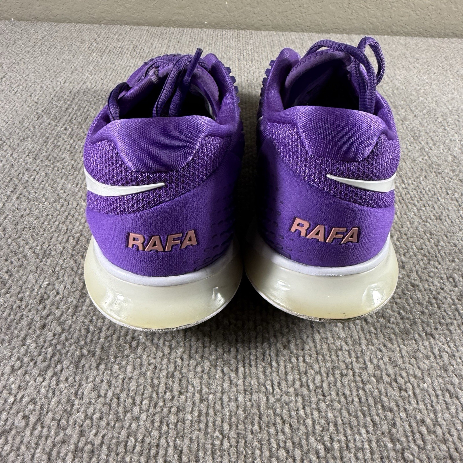 Nike Mens 7.5 Women’s 9 Zoom Vapor Cage 4 Rafa Wild Berry/White DD1579524 Purple