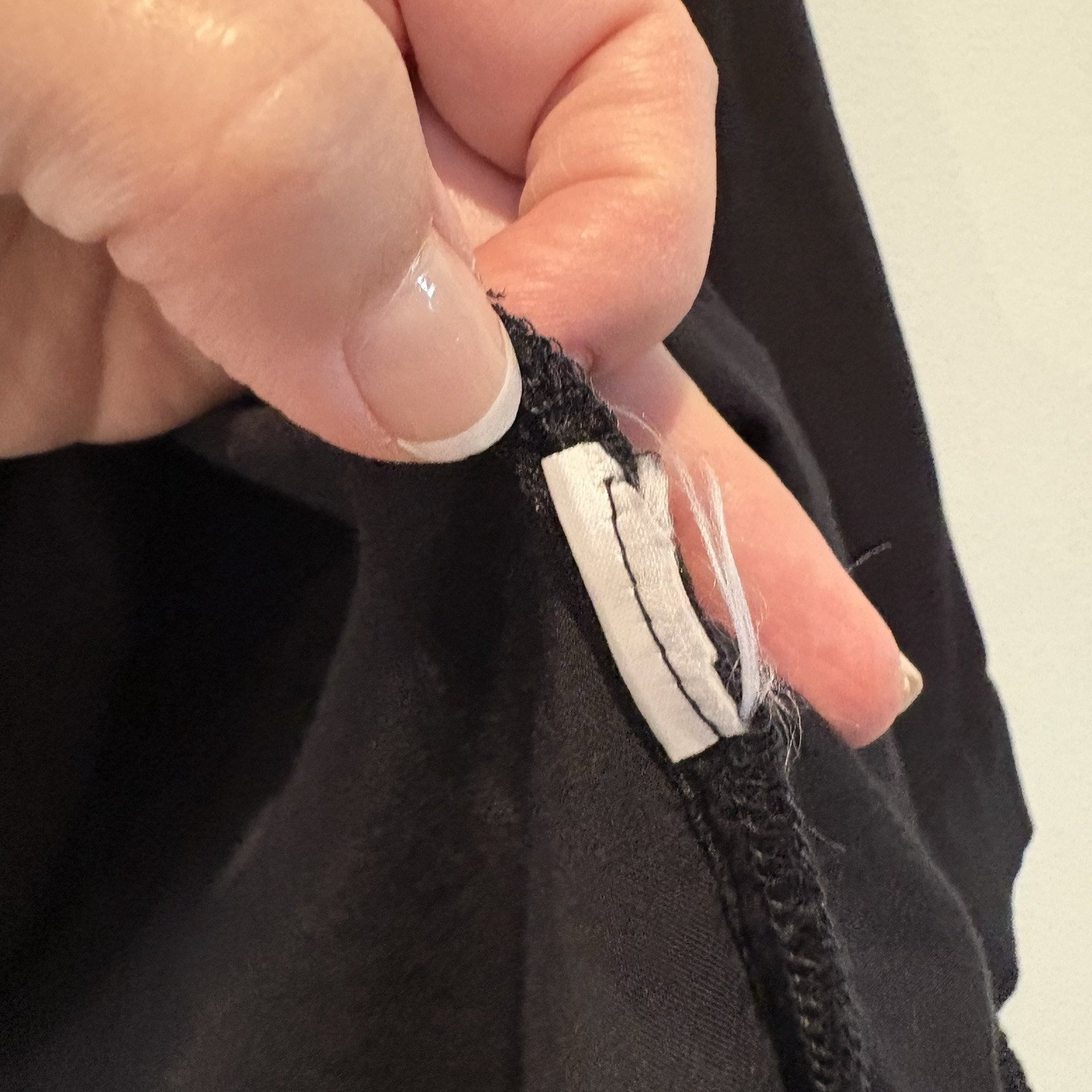 Atmosphere Top Small Black Roll Tab Sleeve Classic Casual Capsule Staple