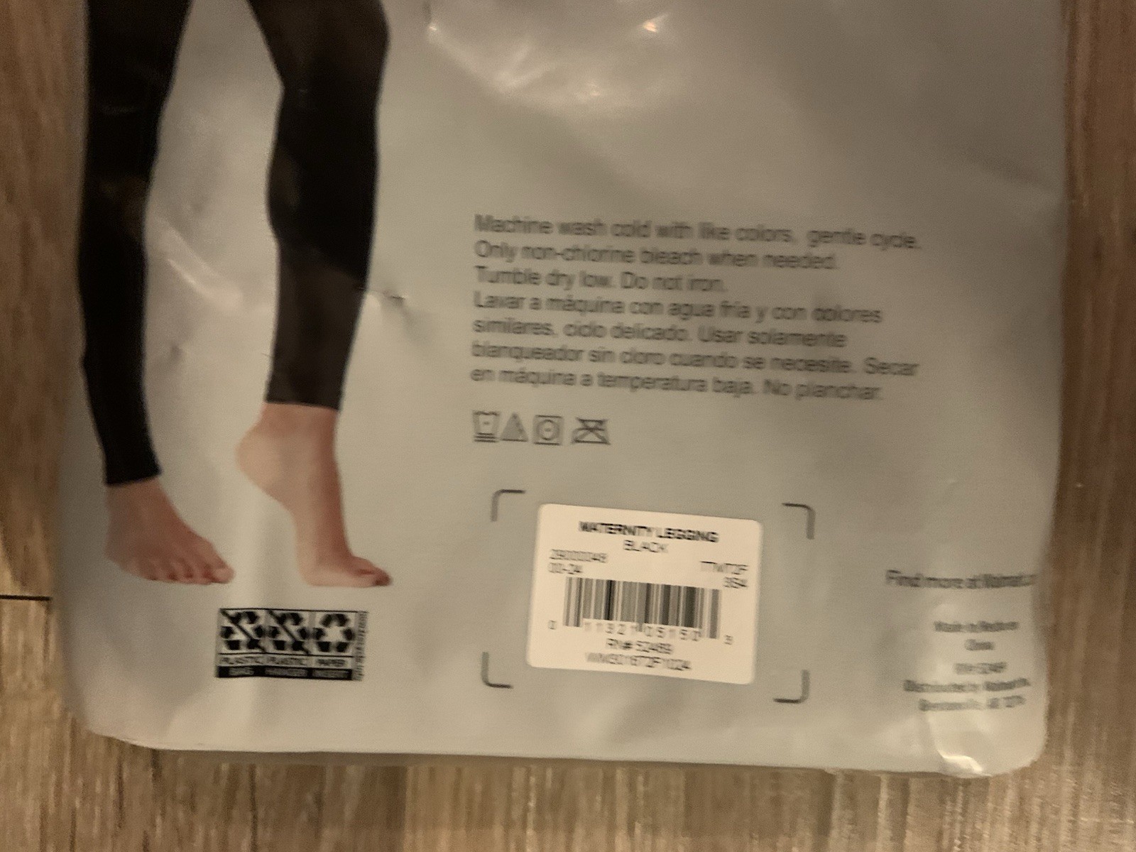 Time And Tru Black Maternity Size Medium 8-10 Soft & Comfortable Legging