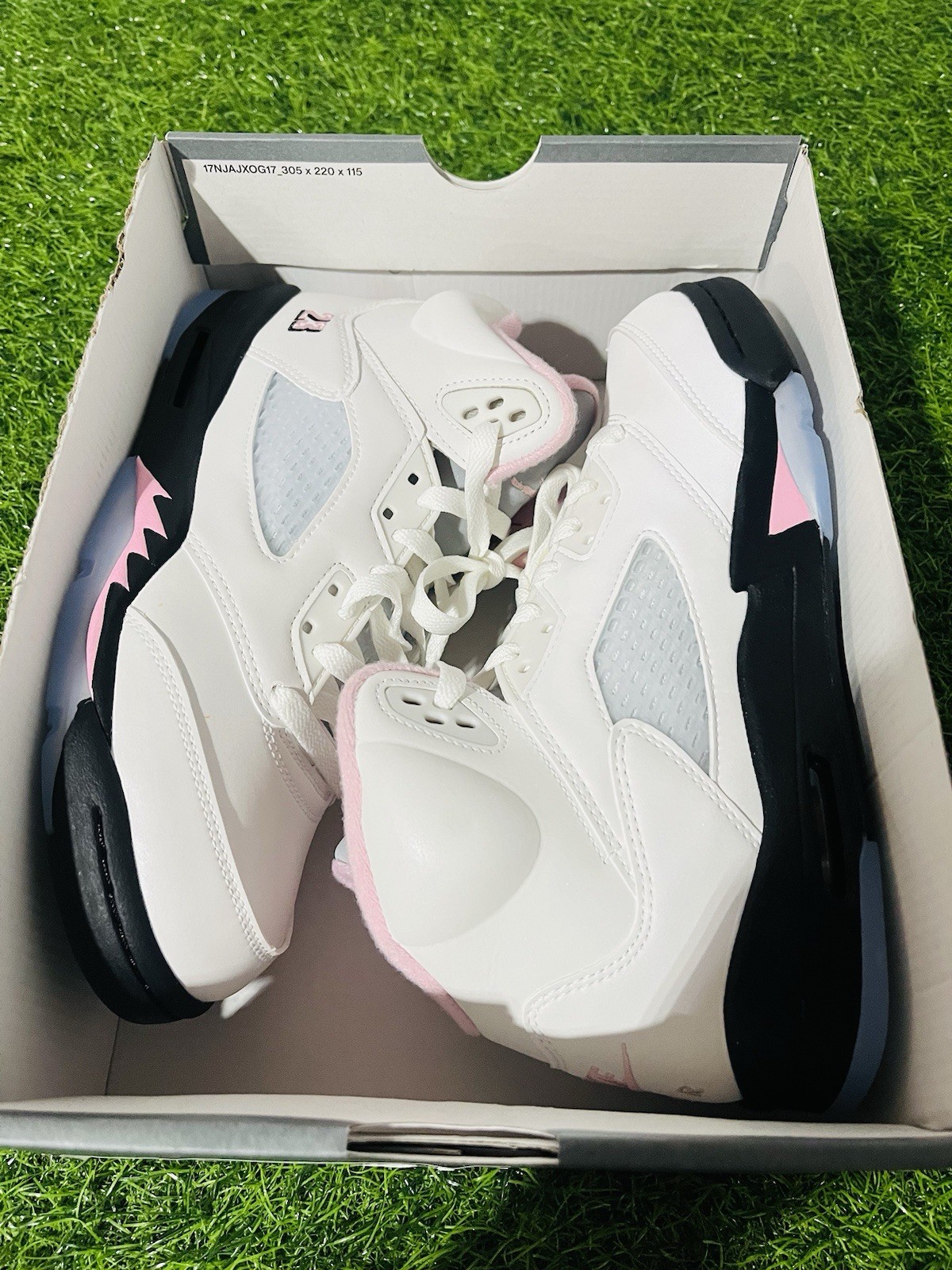 Nike Air Jordan 5 Retro Medium Soft Pink White GS Sizes nby HQ7980-102