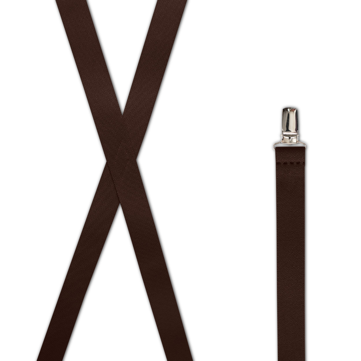 1″ Wide Suspenders with Strong Clips. Many Colors & Lengths. MADE IN USA