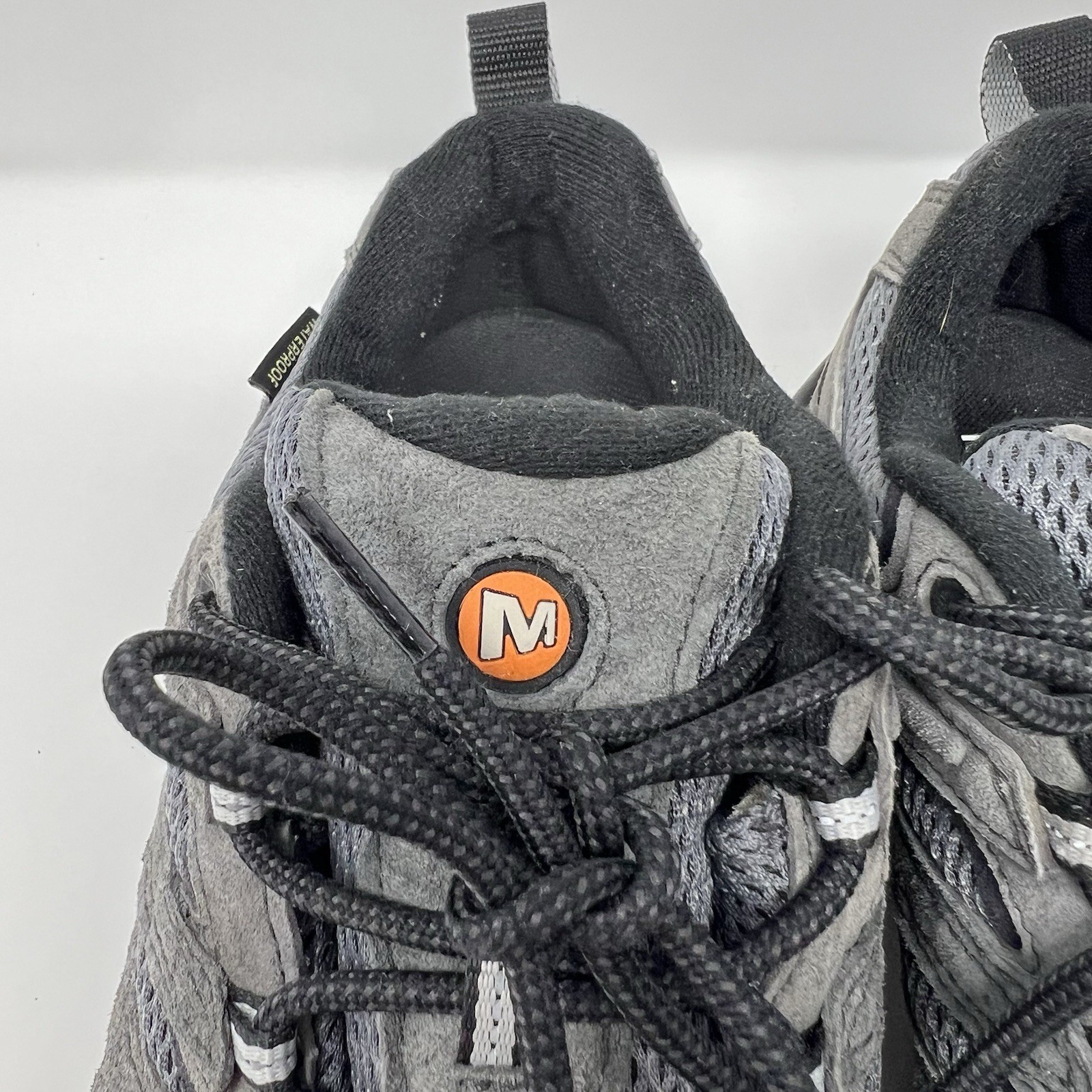 Merrell Moab 3 Waterproof Shoes Mens Size 11 Gray Granite Trail Hiking Vibram