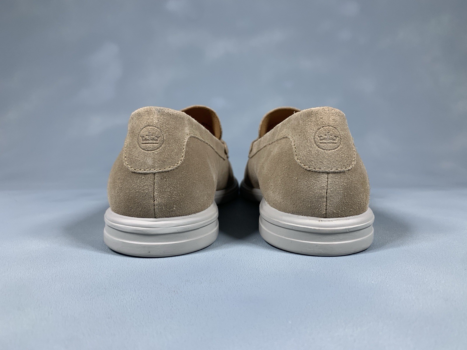 Peter Millar Crown Crafted Excursionist Penny Loafer Sand MF25XF09 Men’s 11