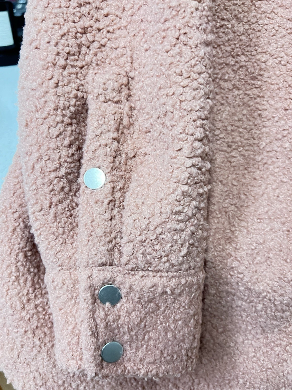 Women’s Soft Surroundings Sharpa Teddy Jacket In L Mauve In Color