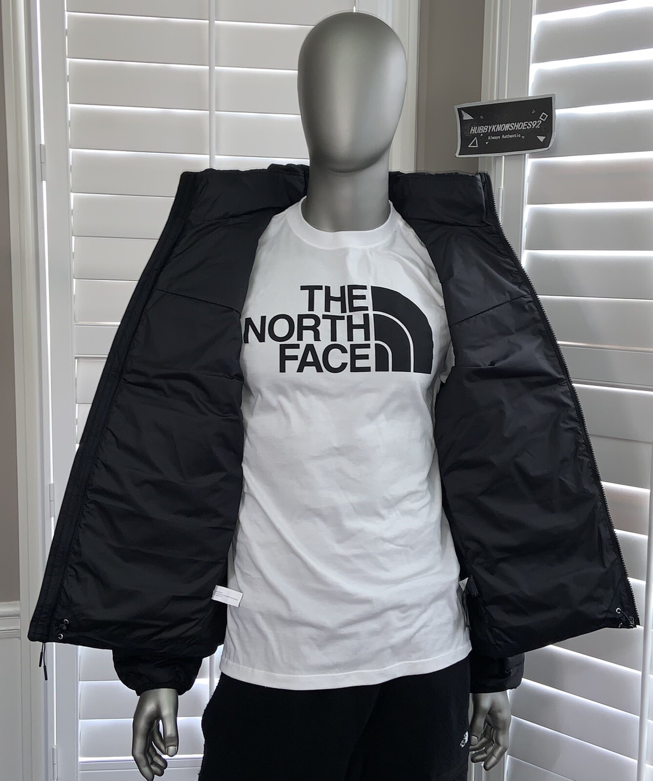 The North Face Mens Minoqua Insulated 550-Down FZ Puffer Jacket Black NWT $180