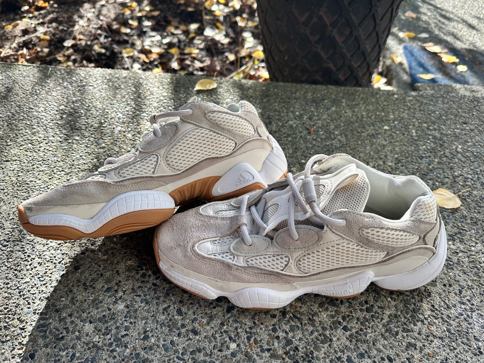 Size 10 – adidas Yeezy 500 Stone Taupe no box used in good shape