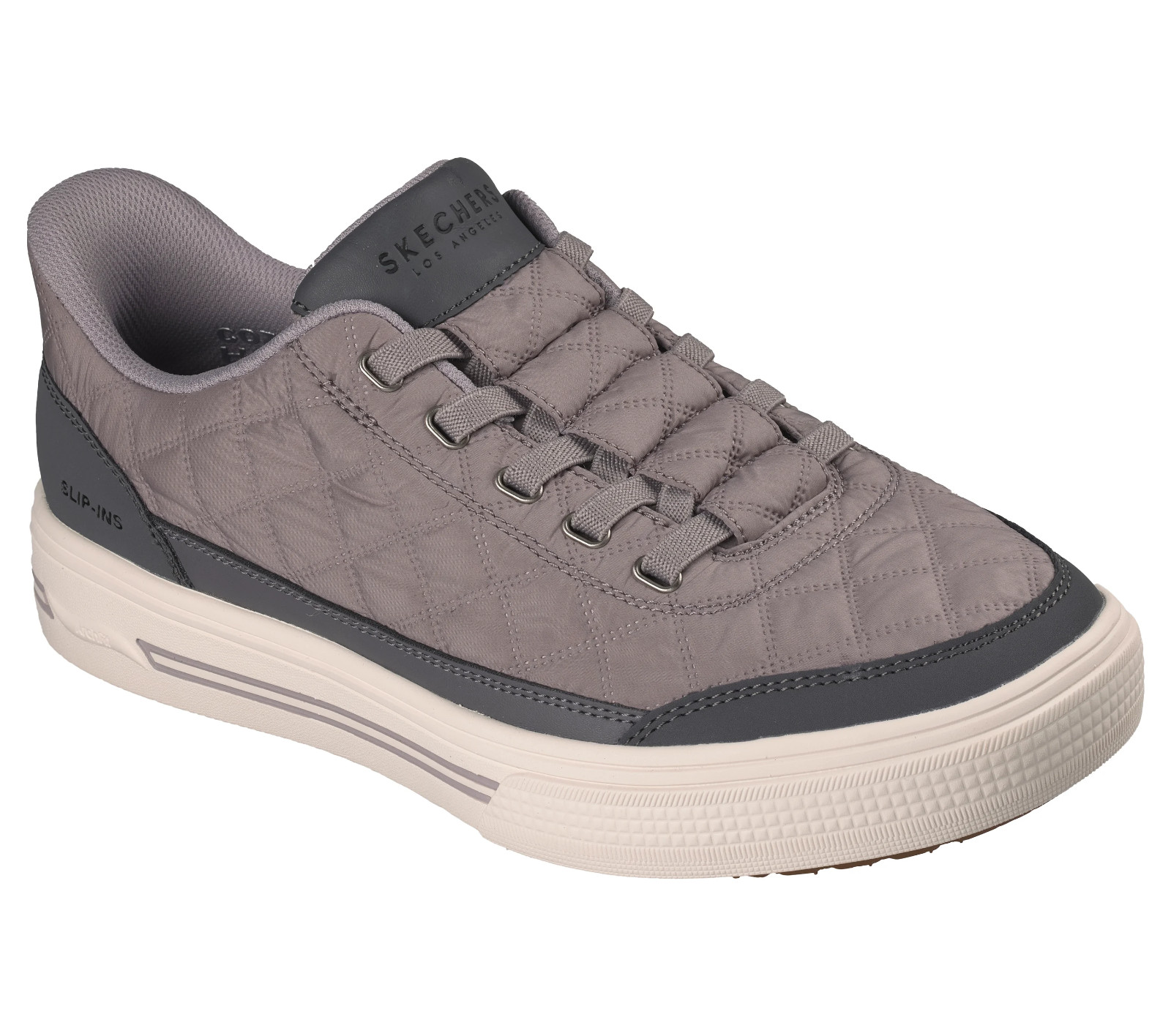 SKECHERS Slip-ins: Arch Fit Arcade – Charming Daze Gray Sneaker Men size 7-14