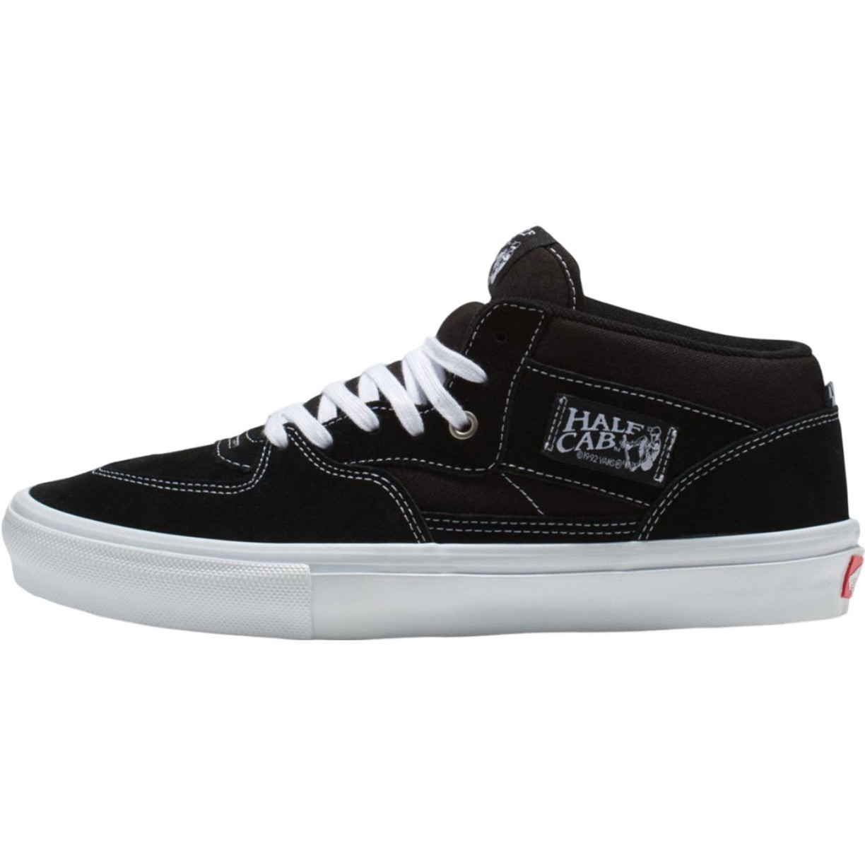 Vans Mens Skate Half Cab Shoes | Black/White | Authentic New