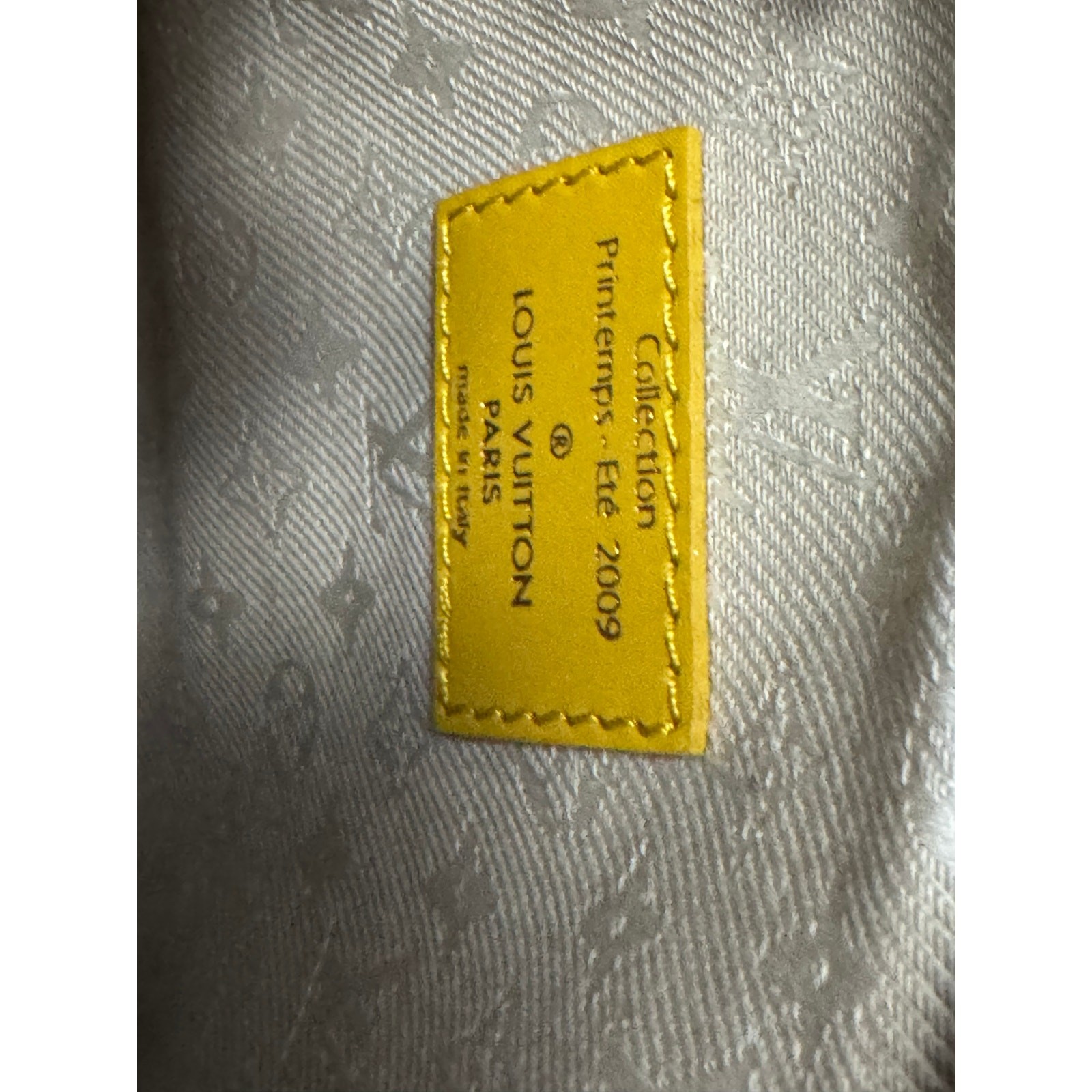 Vintage Louis Vuitton Limited Edition Savane Flight Mini Bag Yellow Leopard