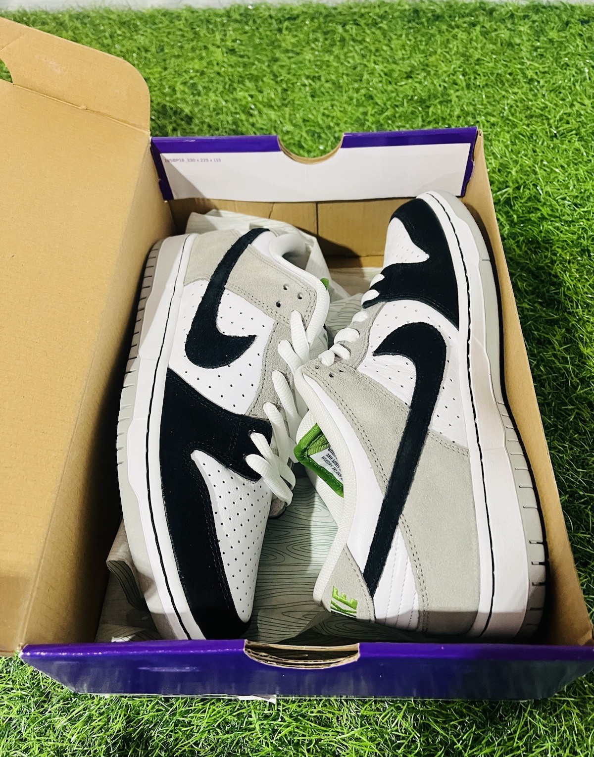 Nike SB Dunk Low Chlorophyll Gray Black Mens Sizes nby BQ6817-011
