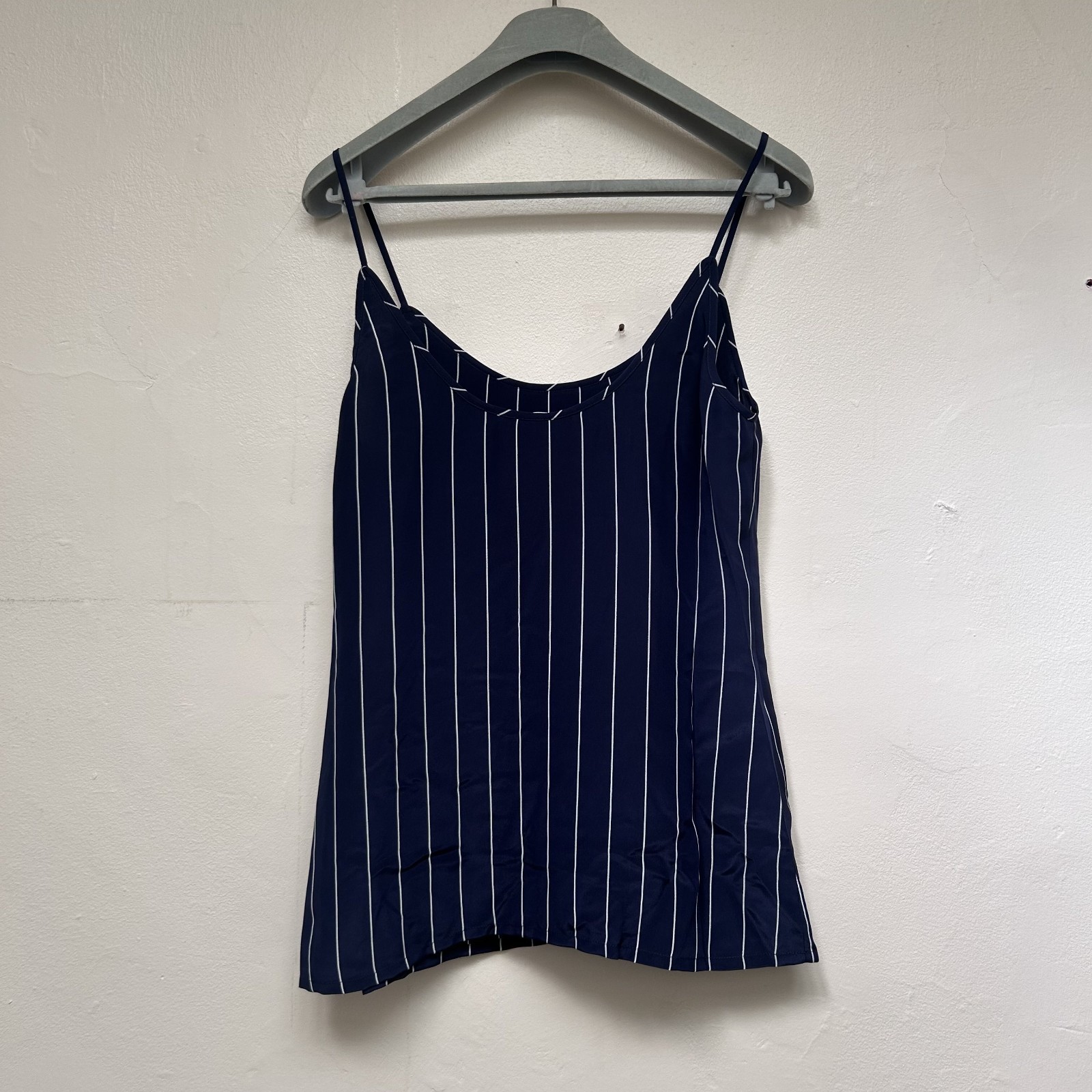 Vintage Christian Dior Boutique 1995 Navy Stripe Shirt Camisole Set FR 38