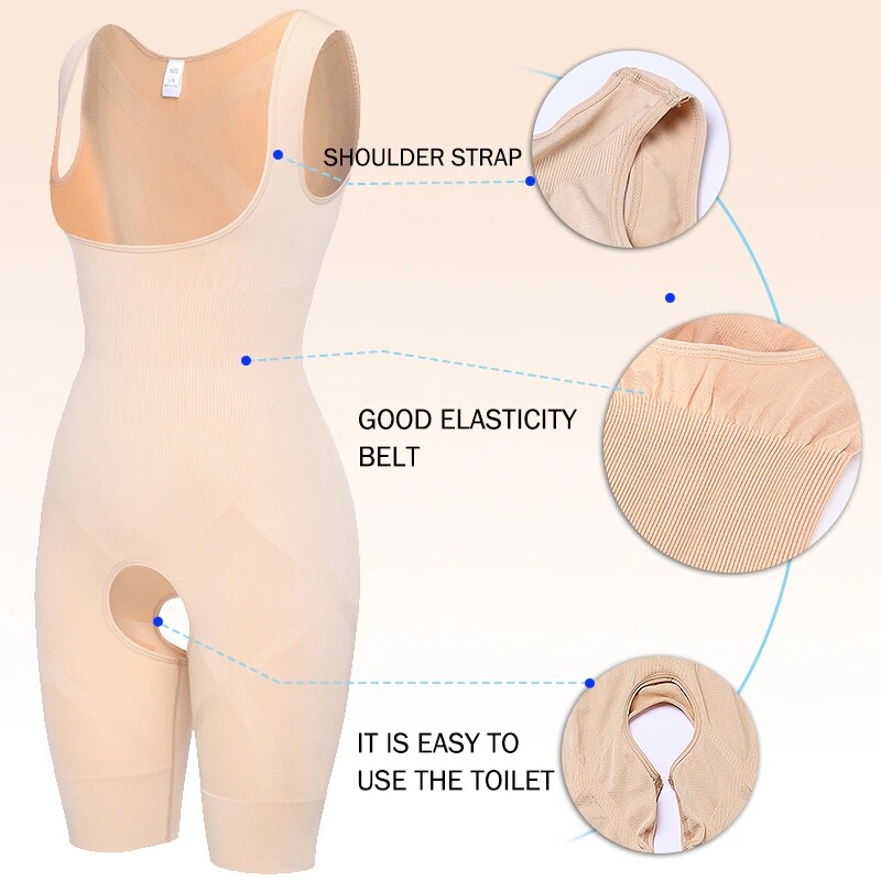 Women Bodysuit Shapewear Post Surgery Tummy Control Slimming Full Body Shaper