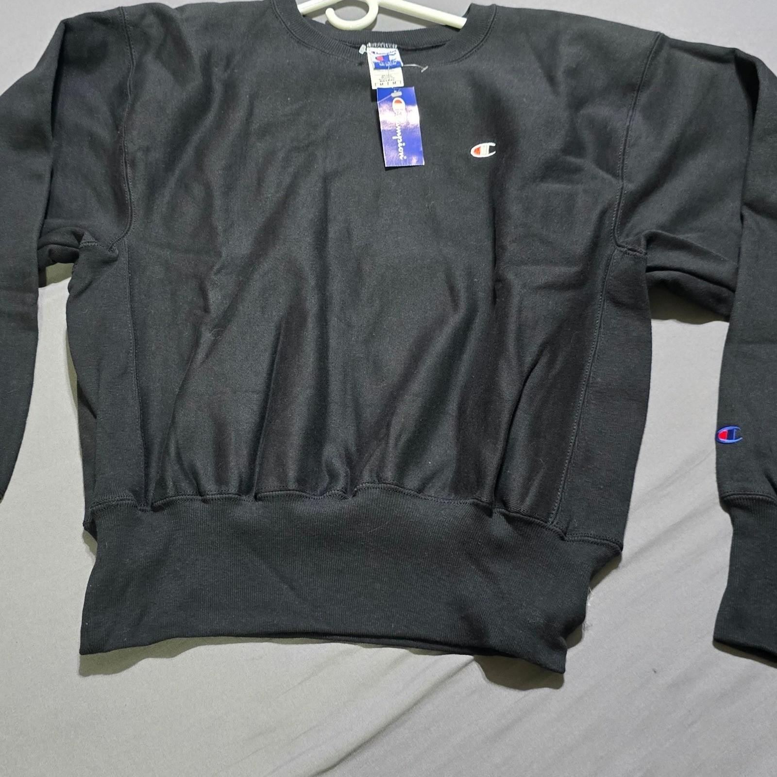 Champion Reverse Weave Sweatshirt Mens Medium Black S1050N-003 vintage Heavy