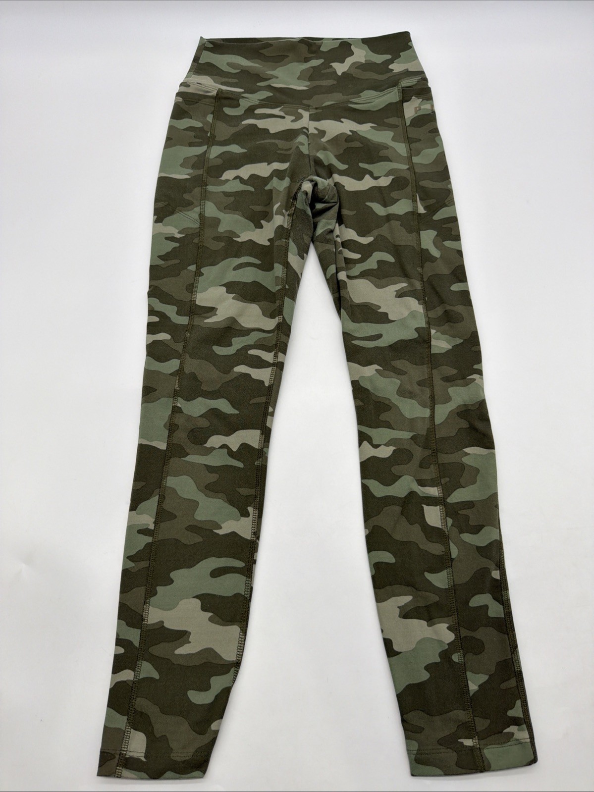 Pink Victorias Secret Ultimate Cargo Leggings Women XS Camouflage Logo .#42972