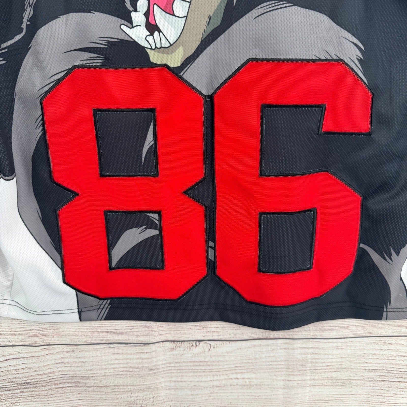 Hypland Dragon Ball Great Ape Jersey Mens XL White Black Oozaru 86 Streetwear