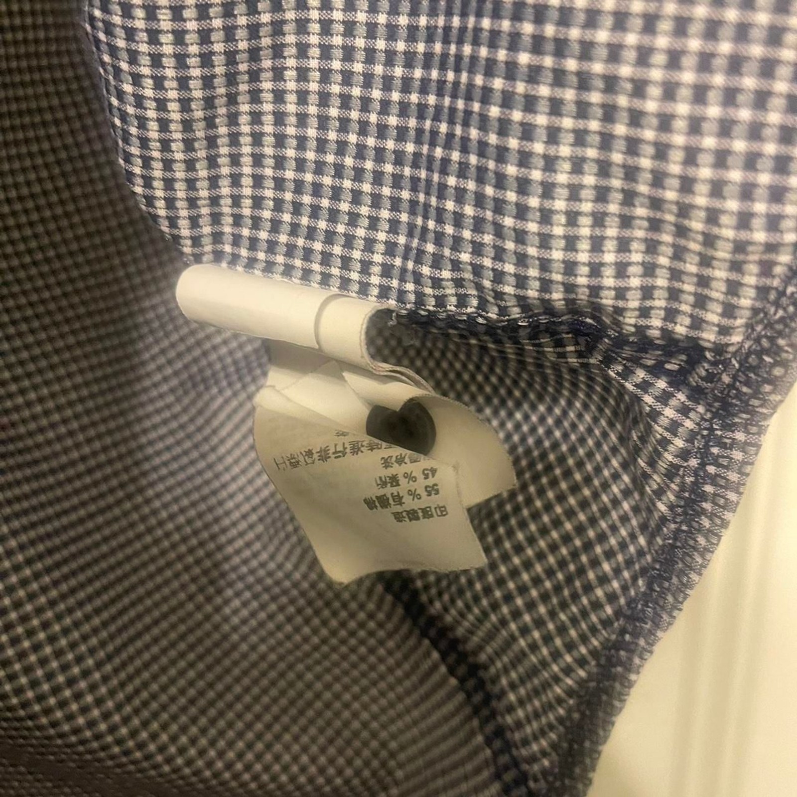Prana Men’s Grey and Navy Shirt