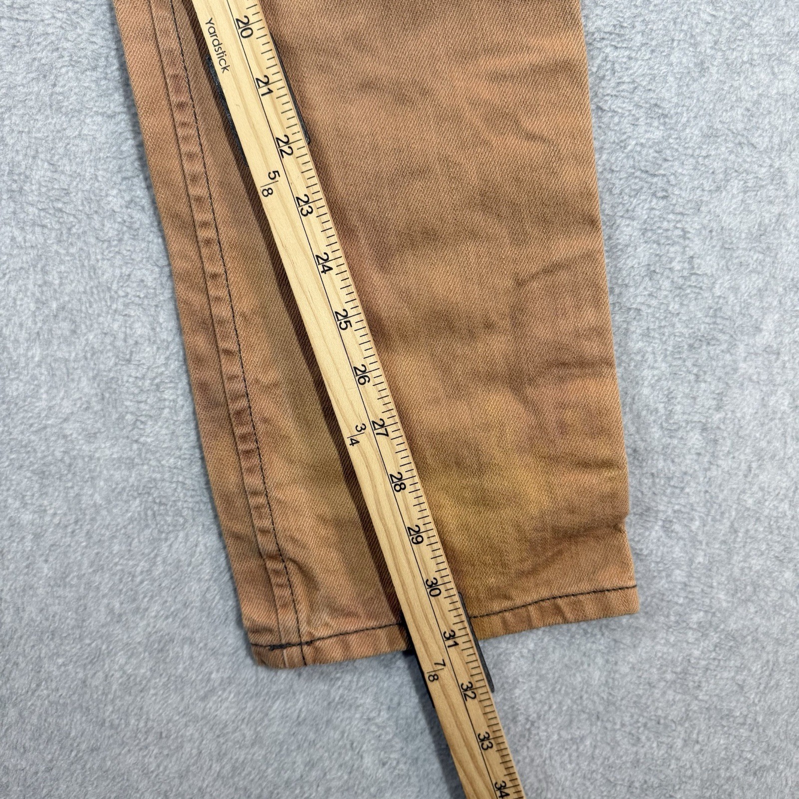 Diesel DARRON Jeans Mens 30×31 Tan Brown 3D Regular Slim Tapered Denim EUC
