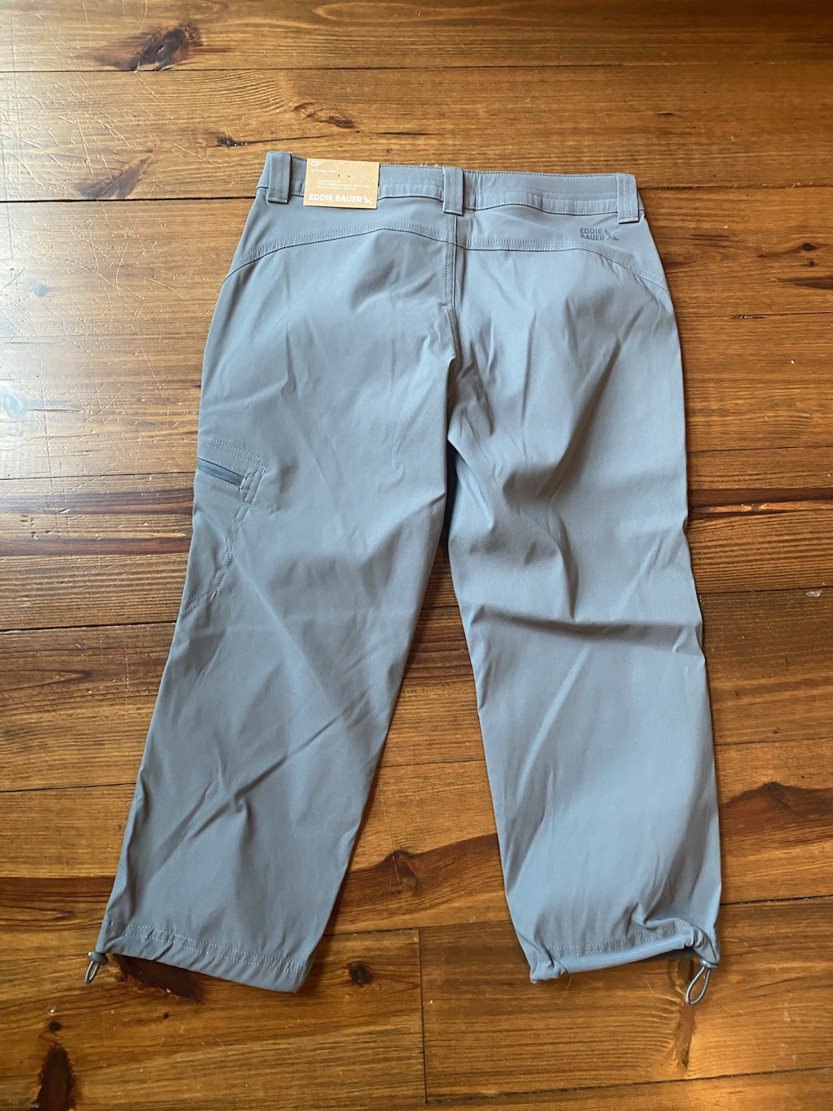 Eddie Bauer Women’s Rainier Graphite Hiking/Outdoor Capri Pants NWT Size 0P