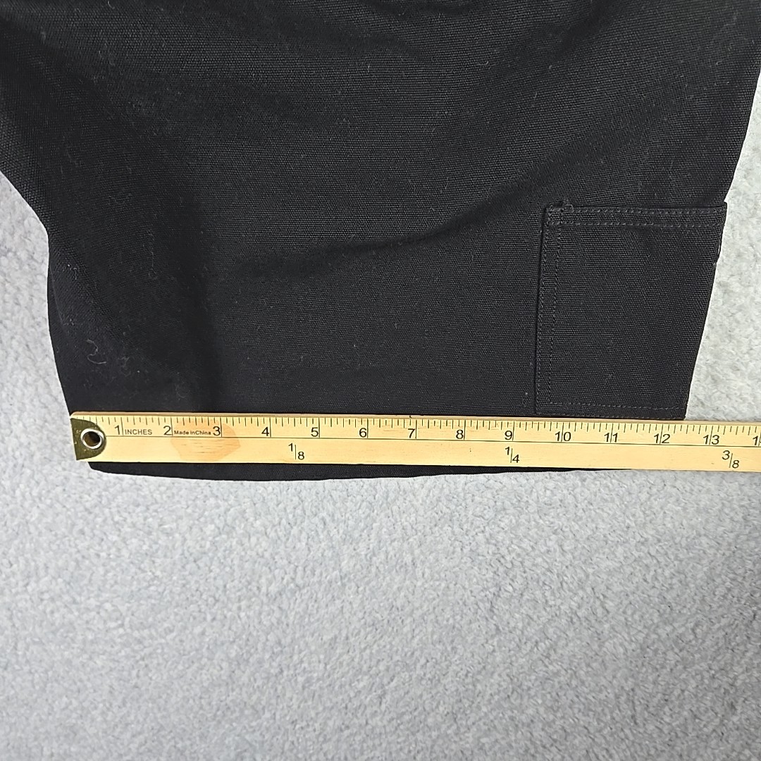 WESC Carpenter Shorts Mens Size 36 Black Heavyweight