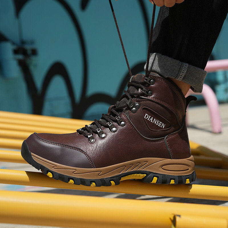 Men Work Shoes Waterproof Safety Shoes New Anti-Puncture Indestructible Shoes