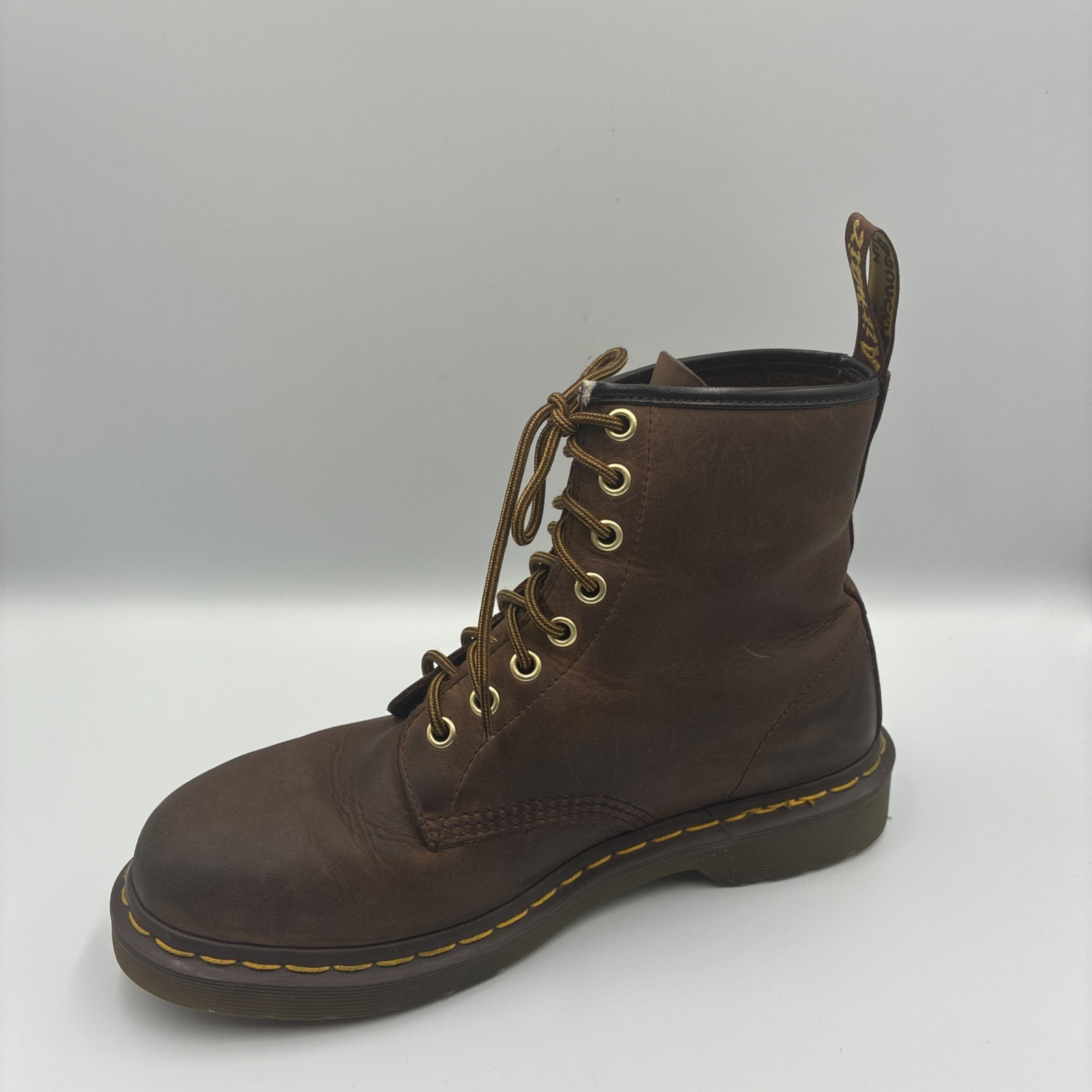 Dr. Martens 1460 Crazy Horse Brown Leather Boots Men’s Size 8 Women’s Size 9