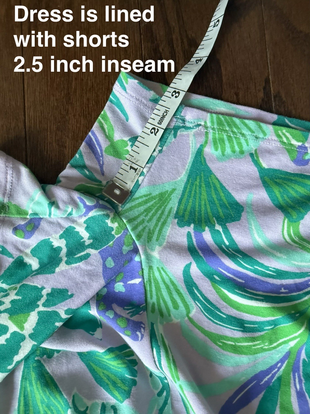 Lilly Pulitzer Women’s XS Green Purple White Floral Halter Shift Dress Lined