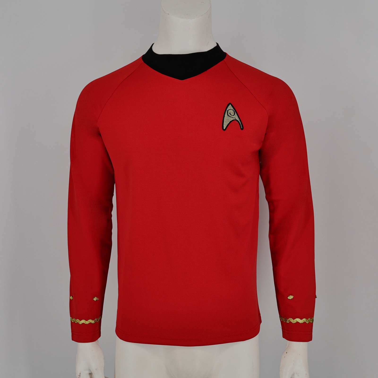 Cosplay The Original Series Kirk Gold Spock Blue Red Shirt TOS Starfleet Uniform