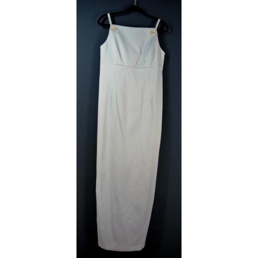 NEW, SACHIN & BABI Pryce Gown in Glacial Blue Size 12 #LD285
