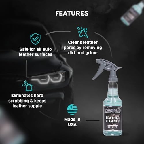 Leather Cleaner- Leather Protector Spray, Automotive 32 Fl Oz (Pack of 1)