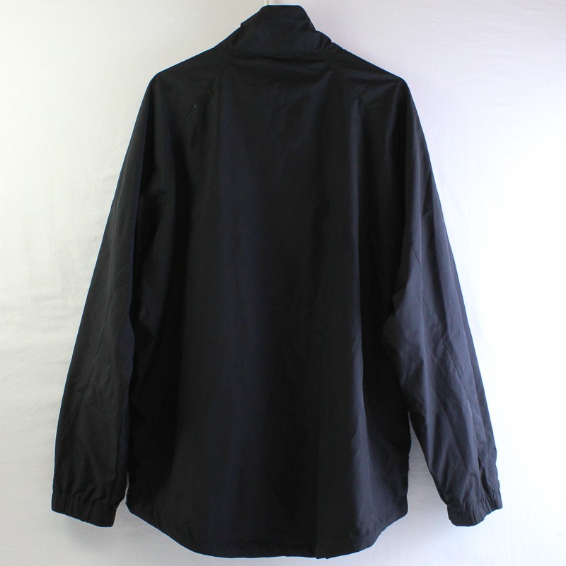 IZOD Men’s L Lightweight Black Windbreaker 1/2 Zip Jacket 90’s