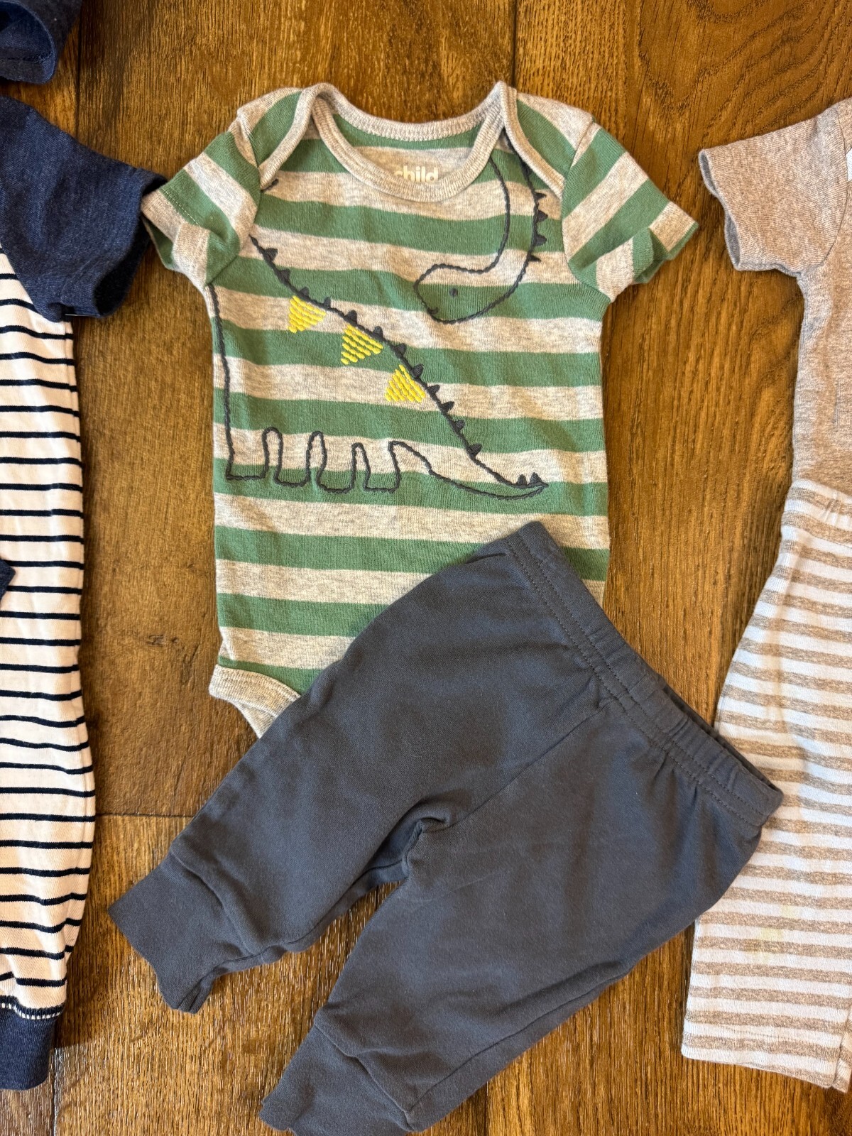 Gerber Baby Boy Clothes 0/3 Months Outfits Bodysuits Pants Rompes Hat Lot Bundle