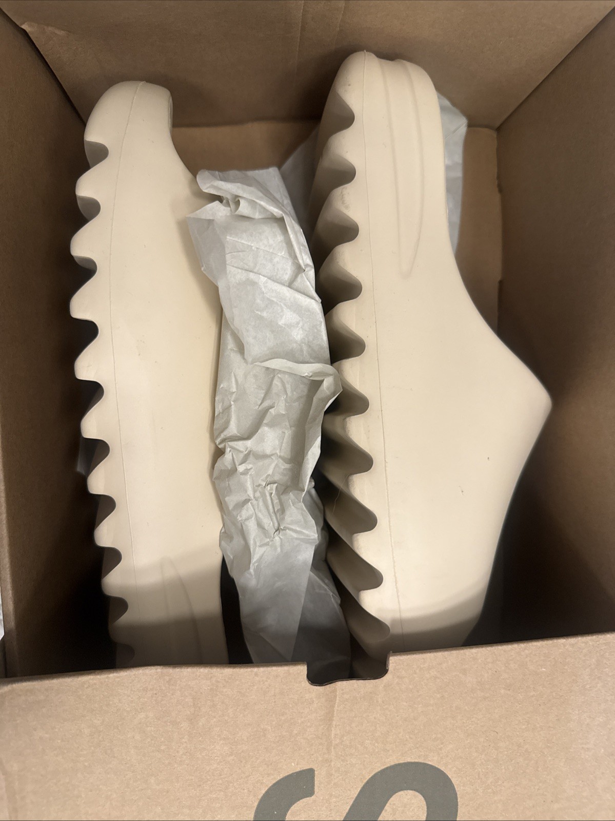 Adidas Yeezy Slide Bone Rubber Open Toe Sandals US Size 13 Men’s