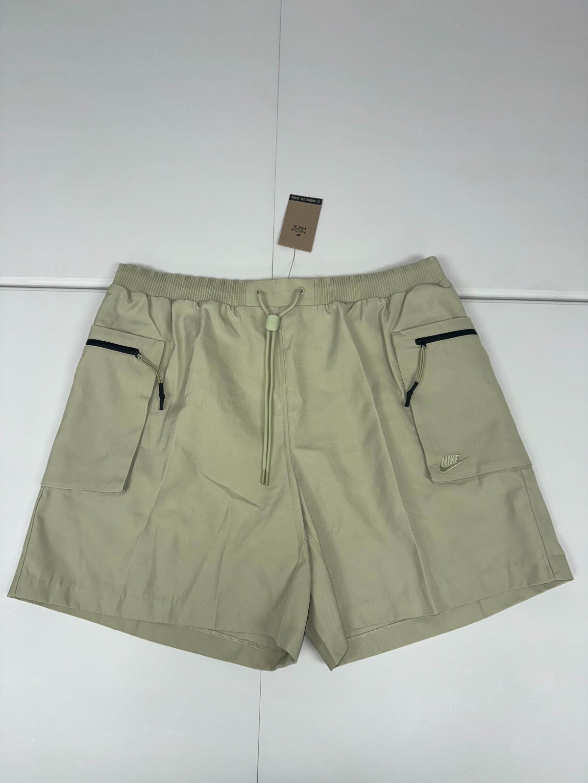 Nike Sportswear Tech Pack Loose Fit Utility Shorts Mens Olive FB7528-371 Sz 2XL