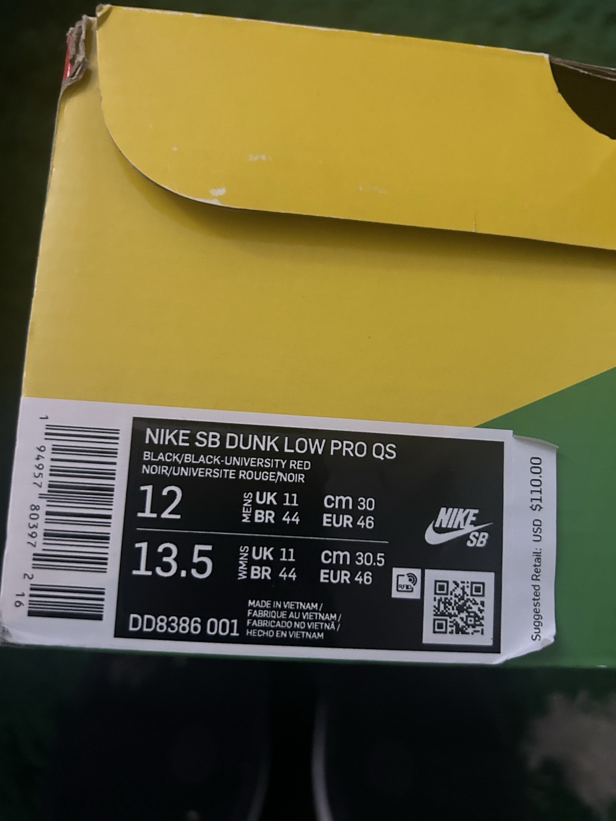 Nike SB Dunk Low x Wasted Youth Black