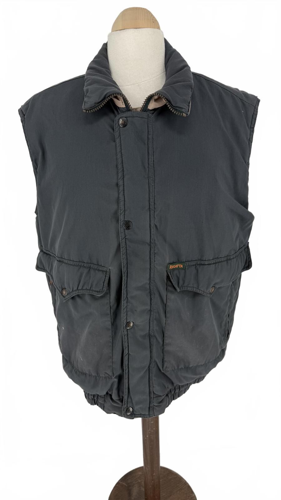 Regatta Reversible Padded Gilet Bodywarmer Green / Beige Men’s Medium