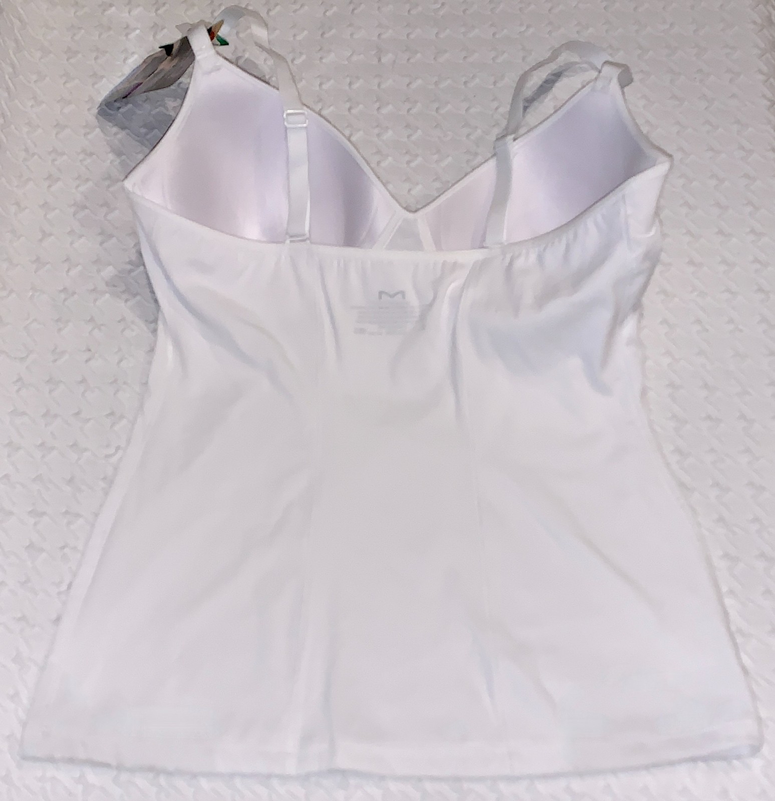 MAIDENFORM Tummy Tucking Foam Cup White Firm Control Cami Womens Sz S M L XL 2XL