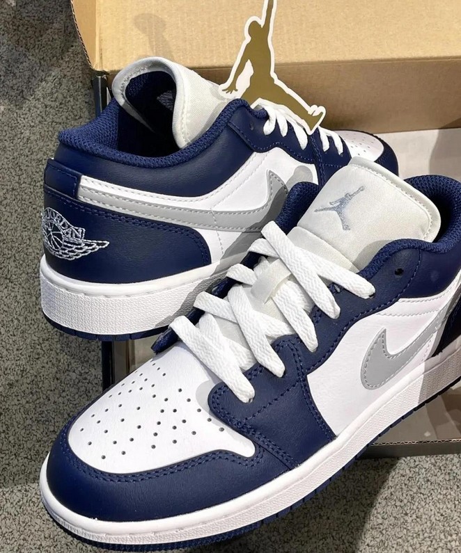 Jordan 1 Low “White Blue” Men’s Retro Sneakers AJ1 Low OG Style