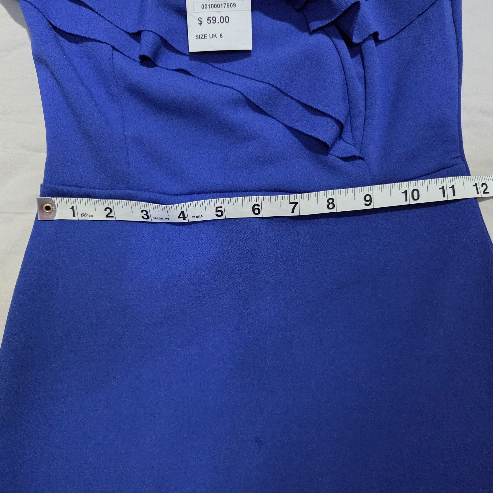 QUIZ ROYAL BLUE OFF-SHOULDER MERMAID STYLE DESIGNER DRESS NWT