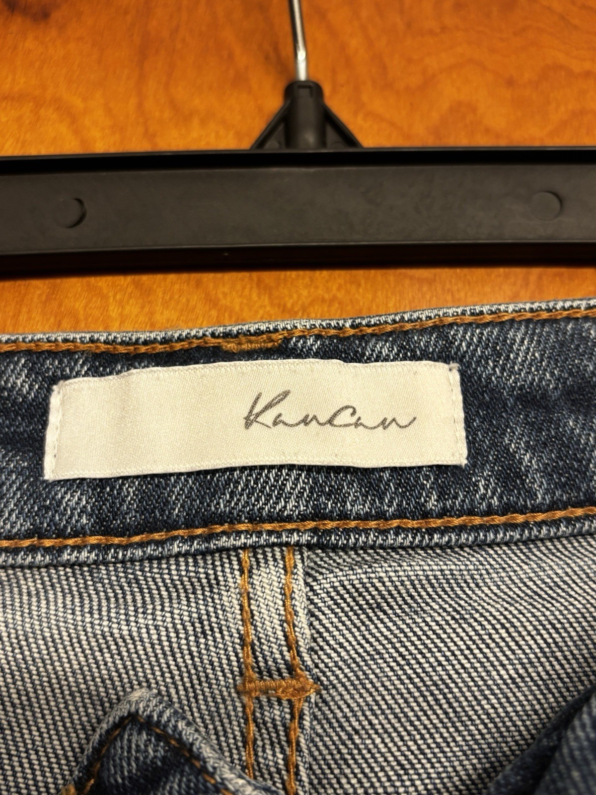 KanCan Women’s Blue Skinny Jeans, Distressed, Mid-Rise, Size 11/29