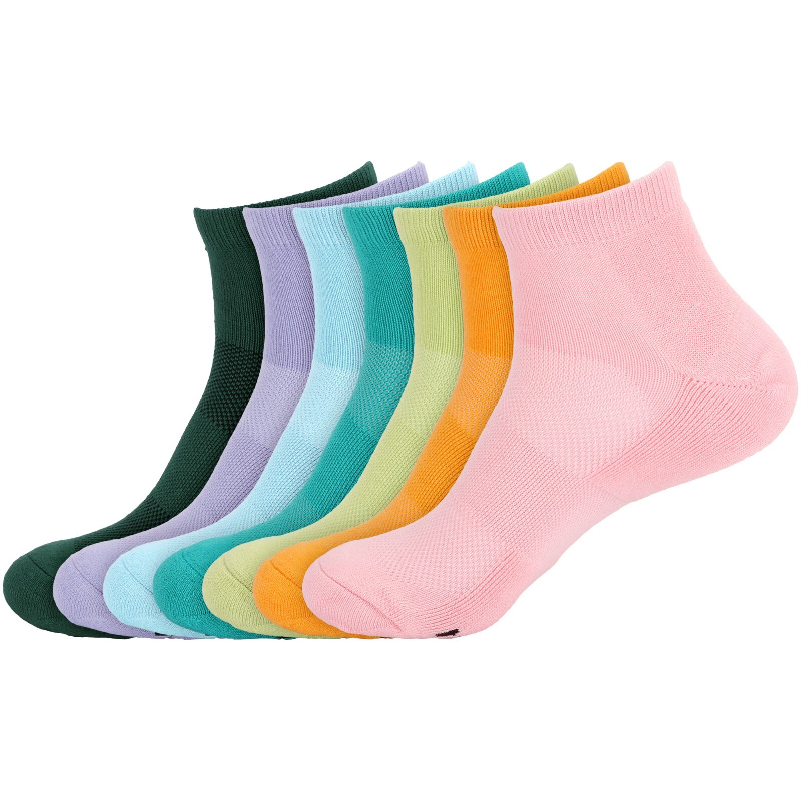 Unisex Rayon from Bamboo Fiber Sports Superior Wicking Athletic Quarter Socks