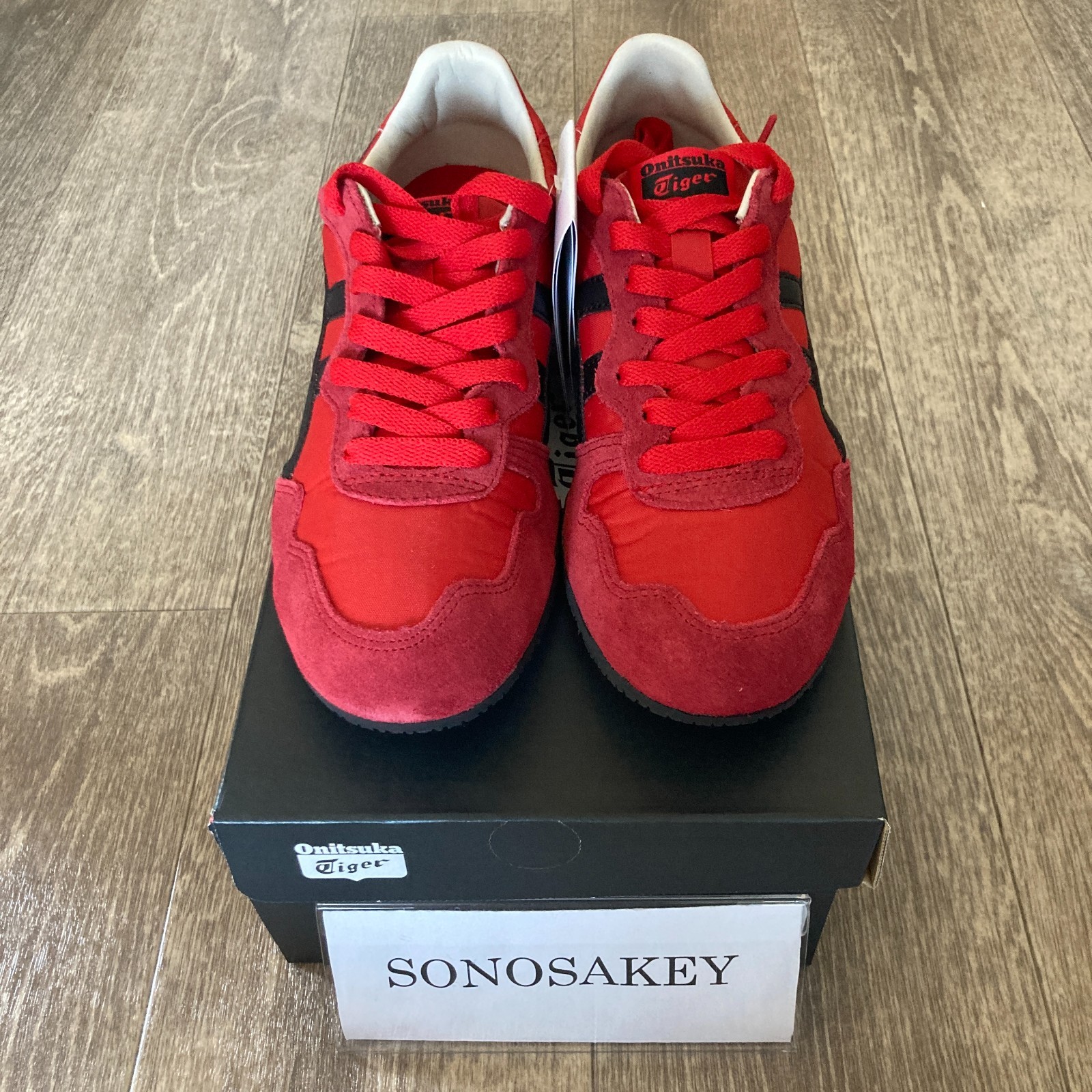 Onitsuka Tiger SERRANO 1183B400 605 CLASSIC RED/BLACK New in Box from Japan