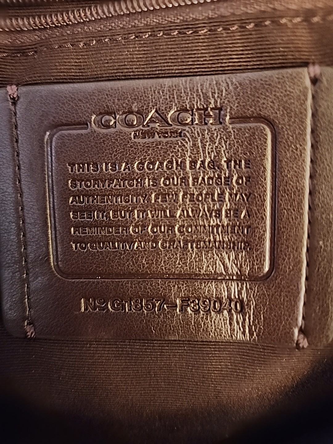 Coach Derby Metallic Eggplant Purple Leather Backpack EUC