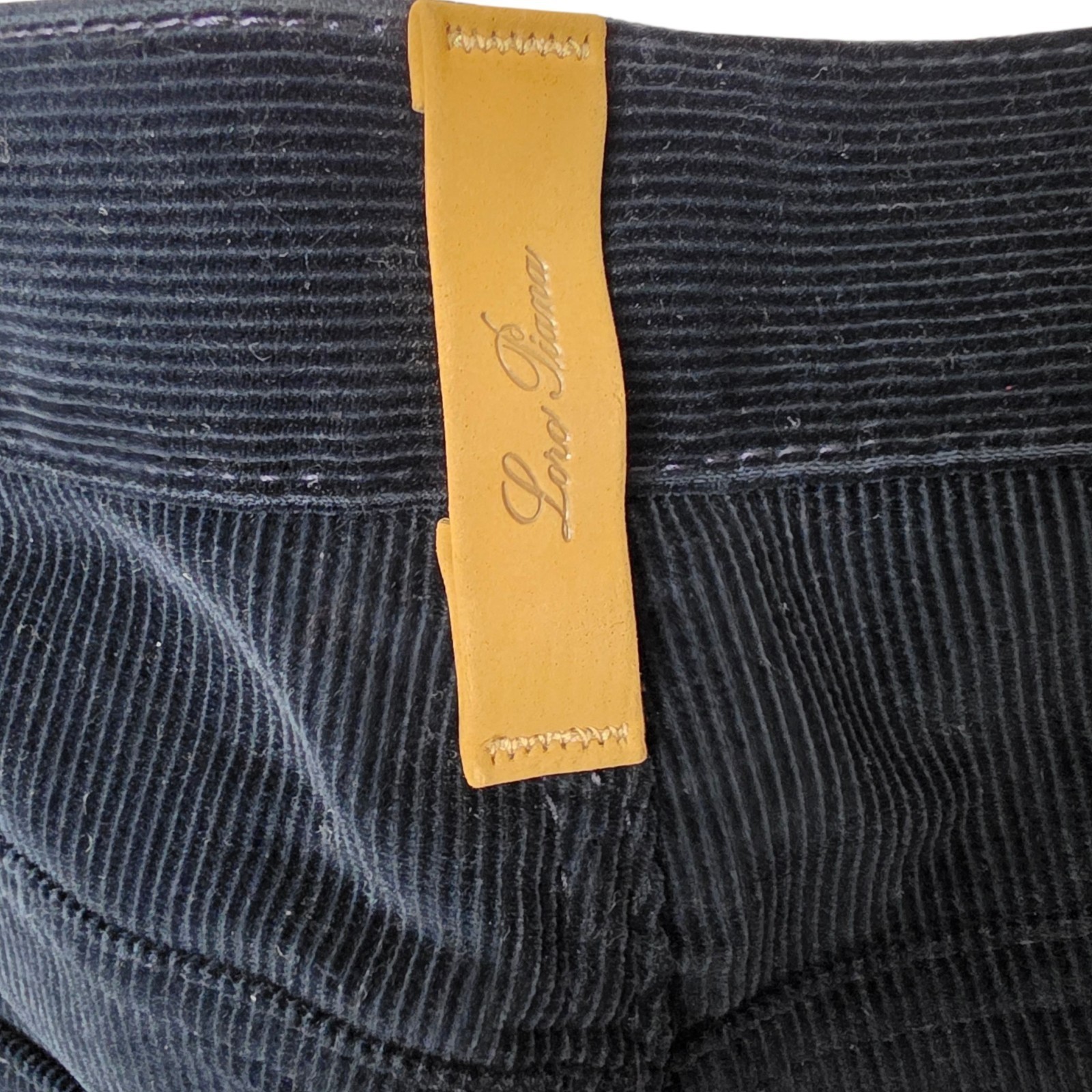 Loro Piana Navy Corduroy Pants 40×35 Cotton Made In Italy The Brand